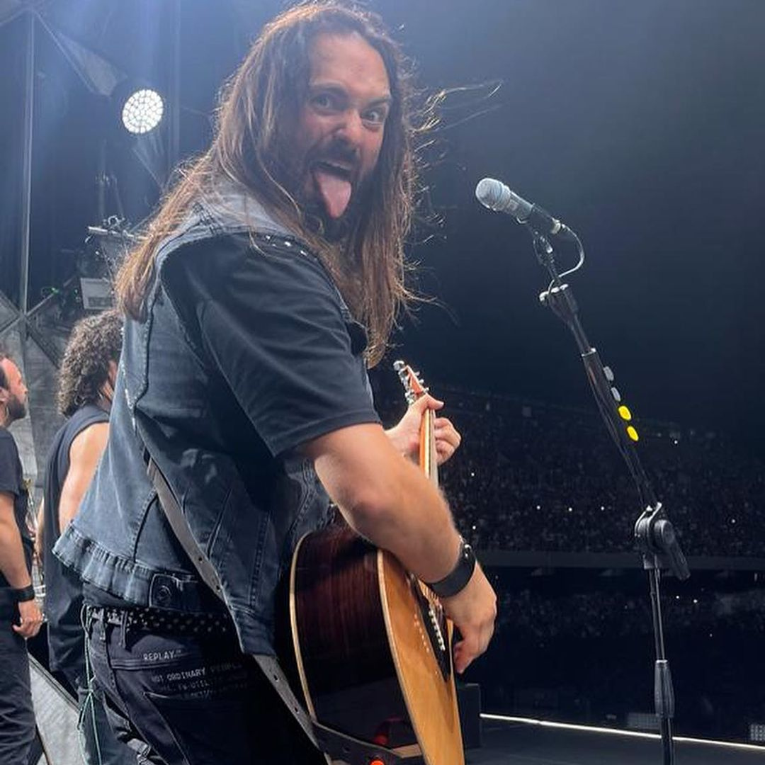 Antonello d'Urso with Vasco Rossi