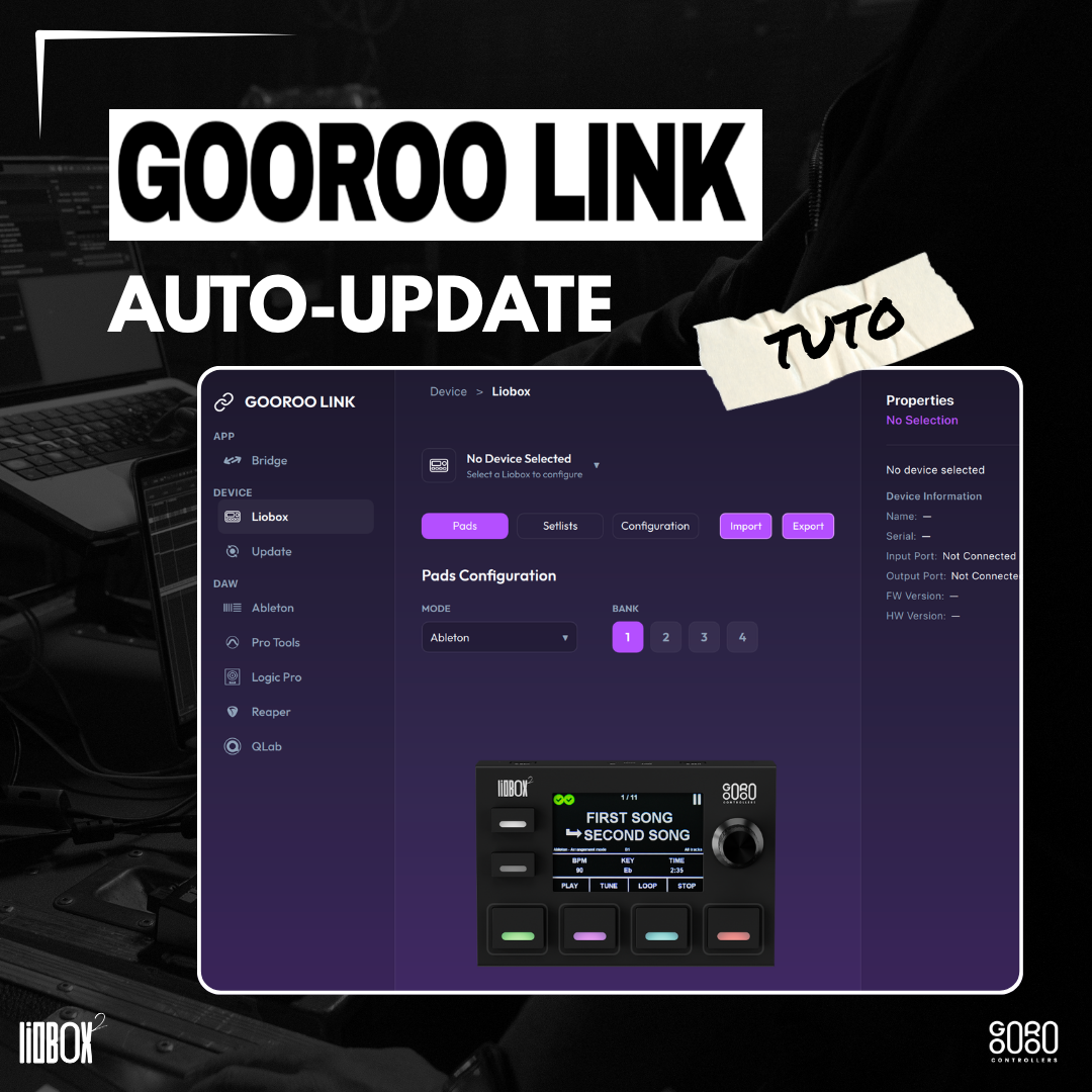 GOOROO LINK Auto-Update Guide: LIOBOX2 & DAW Scripts